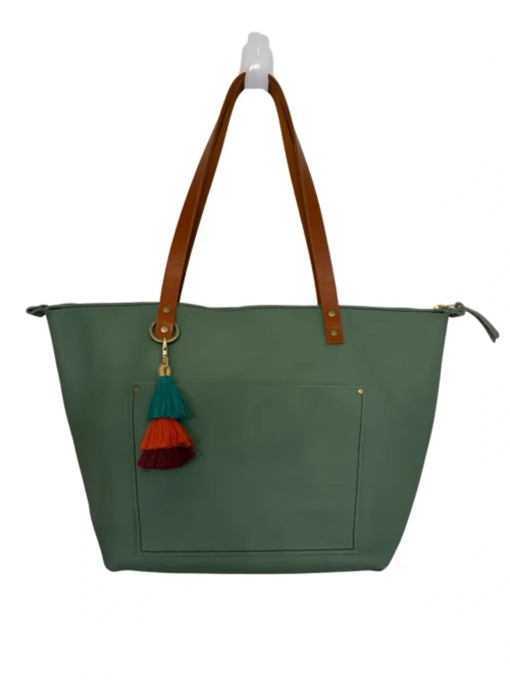 Portland Leather Sage Tote with Tan Handles *Unicorn Retired Color